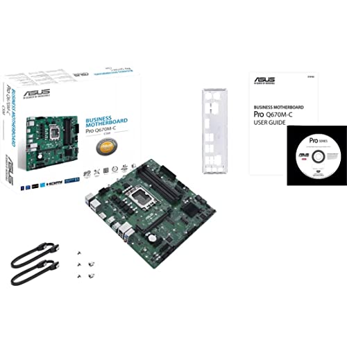 ASUS Pro Q670M-C-CSM LGA 1700(Intel 12th&13th Gen&Intel vPro) mATX Commercial Motherboard(PCIe 4.0,DDR5 4800, 2xNVMe SSD M.2 Slots,4xUSB 3.2 Gen 2 Ports, Front USB 3.2 Gen 1 Type-C) - image 8