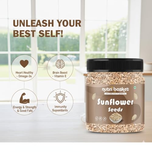 Image of Nutribasket Combo Pack of Chia, Flax, Pumpkin & Sunflower Seeds | 25g Each | Daily Super Seeds Variety Pack | Natural Raw Seeds for Smoothies, Salads, Breakfast & Healthy Snacking | Pack of 4
