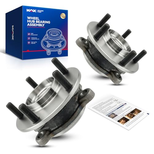 KAX 513354 Pair Front Wheel Bearing and Hub Assembly Compatible with 2014-2018 Mazda 3, 2016-2021 Mazda CX-3,5 Lug