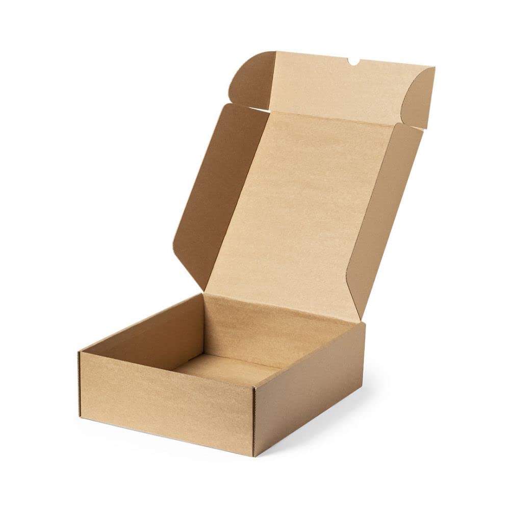 Scatola in cartone riciclato con finitura kraft 20x25x5 cm BOMBONIERA