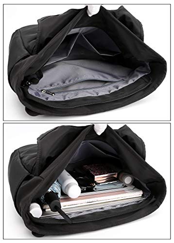 Collsants Nylon Tote Bag Waterproof Shoulder Bag For Women Lightweight Travel Handbag Multi Pocket With Zipper #TOP4