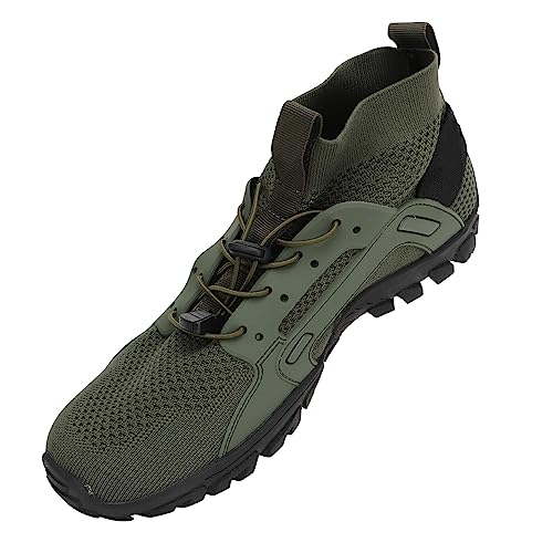 Sapatos de Caminhada, Respiráveis, Masculinos, Fáceis de Usar, Leves, OD, Verde, Elástico, para Cami