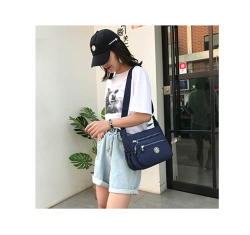 Image of Single shoulder Messenger Crossbody Bag Nylon Purse Satchel Travel Women Lady Fashion Top Handle