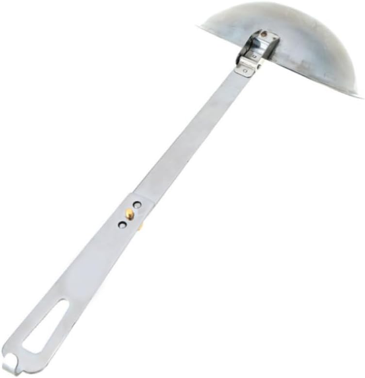 Folding Soup Ladle Stainless Steel Long Handle Outdoor Backpacking Utensil