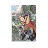 Made in Abyss Cartoon Poster Anime Poster (22) Canvas Painting Poster Wall Art Decorative Picture Prints Modern Decor Framed-unframed 08x12inch(20x30cm)