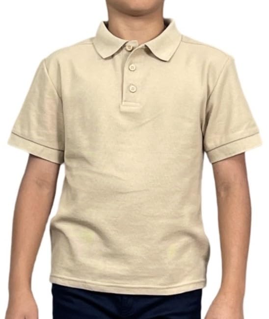 Access Unisex Kids' School Uniform Pique Polo