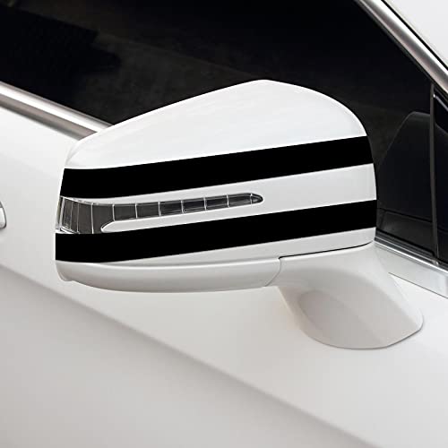 Racing Stripes 8 Pieces Car Stripe Decals Black Car Stripes Racing Stripe Decals For Cars Car Hood Sticker Auto Racing Body Side Stripe Decal Bumper Stripe Decal Strips Sticker For Car #TOP6