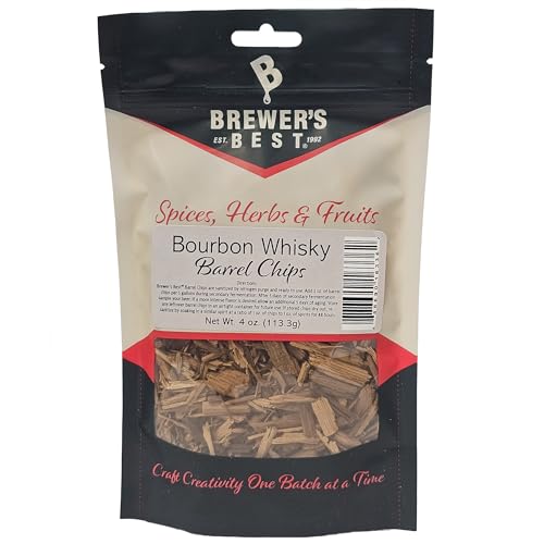 North Mountain Supply 6336A Brewer"s Best Barrel Chips Whisky, 4 oz., Brown