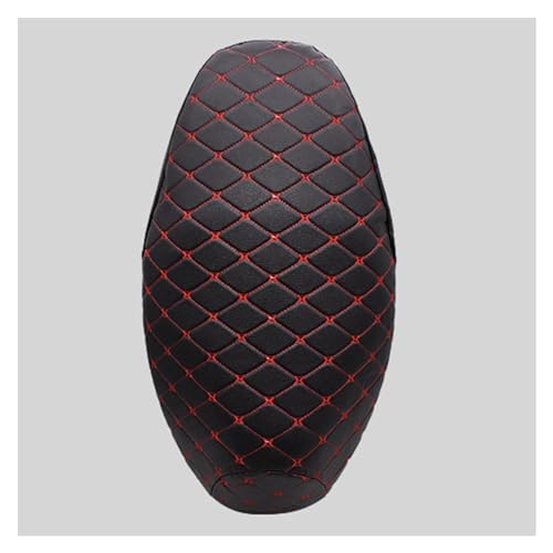 Cojín para moto que evita resbalones con funda de asiento transpirable de PU 4