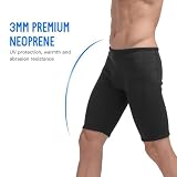 lvifloae 3 mm neoprenowe spodenki nerwowe szorty męskie pnie pływackie spodnie nurkowe wodne sporcie bielizny stroju kąpielowe dno mokrzy garnitury mokre garnitury (XL)