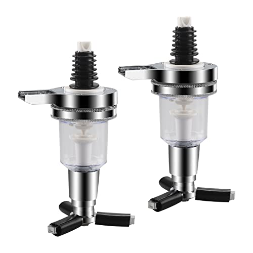 GWENBHMTOOL Liquor Dispenser Replacement Nozzle 1.5oz/45ml Shot Dispenser Bar Butler Carousel Parts for Bottle Holder 2 Pack