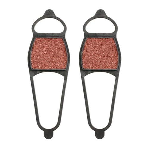 MoSundi Silicone Crampons Ice Grips Cleats for Shoes, 83CB Double-Sided Grit Traction Overcovers, Lightweight Snow & Ice Traction Aids, Compact Anti-Slip for Outdoor Walking, Hiking, Commuting