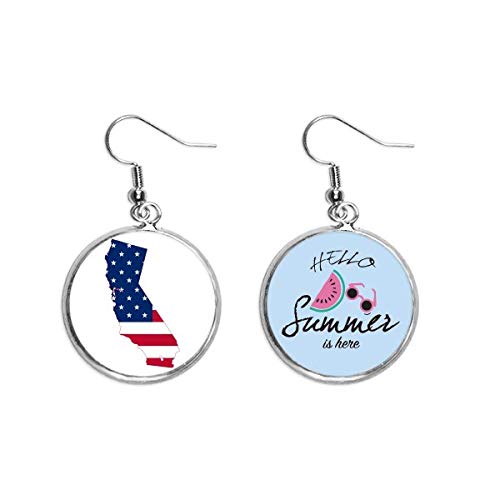Pendientes de sandía de California para lucir este verano en la playa