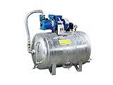 Spannung: 400 V Hauswasserwerk 1,1 kW 400V 83 l/min 200L Druckbehälter verzinkt Druckkessel Set