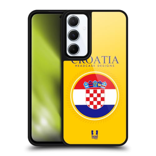 Coque en gel renforcée Samsung Galaxy A55 5G protection militaire drapeau Croatie