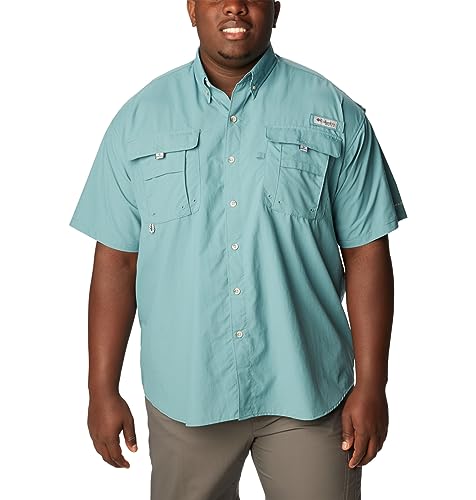 Image of Columbia Men Omni-Shade Bahama II Hiking and Trekking Short Sleeve Shirt