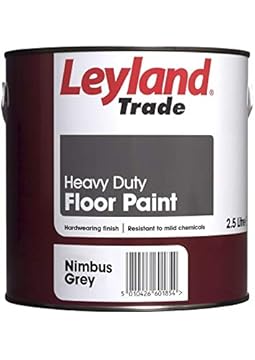 Leyland Trade Heavy Duty Floor Paint - Nimbus Grey 2.5L