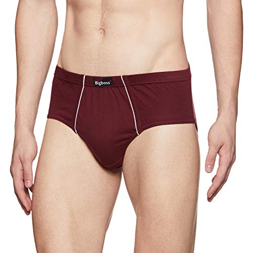 Image of Dollar Bigboss Men's Cotton Brief (8902889310749 BB-MidasUE-Maroon-85)