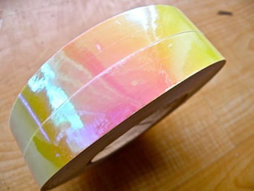 30 ft. roll of 3/4" Opal Sunset Metallic Hula Hoop Craft Tape