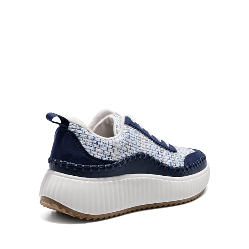 Image of DREAM PAIRS Women Chunky City Tweed Comfortable Casual Platform Fashion Sneaker