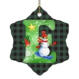 Photo Gallery ornamenti natalizi 2024 con iniziali verdi lettera e pupazzo di neve ciondolo in porcellana babbo natale script cognome souvenir regalo da collezione per decorazioni natalizie fiocco di neve in Photo Gallery ornamenti natalizi 2024 con iniziali verdi lettera e pupazzo di neve ciondolo in porcellana babbo natale script cognome souvenir regalo da collezione per decorazioni natalizie fiocco di neve in