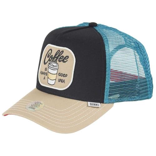 Djinns Trucker Cap Food Coffee Black/Red, Size:ONE Size