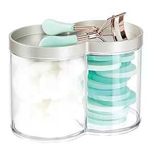 mDesign Plastic Canister Jar Organi...