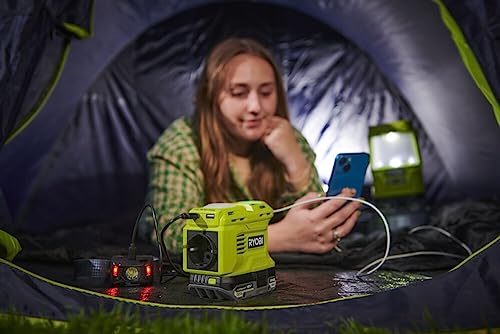 Transformador RYOBI 18V One+ con puertos USB y función cargador 1,7 A 6