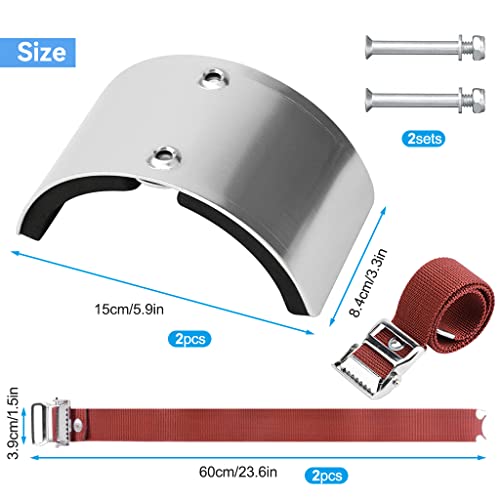 2 Pcs Drywall Stilt Replacement Parts, Leg Straps Kit For Stilts, Leg Fixing For Plastering, Painting And Wiring #TOP1