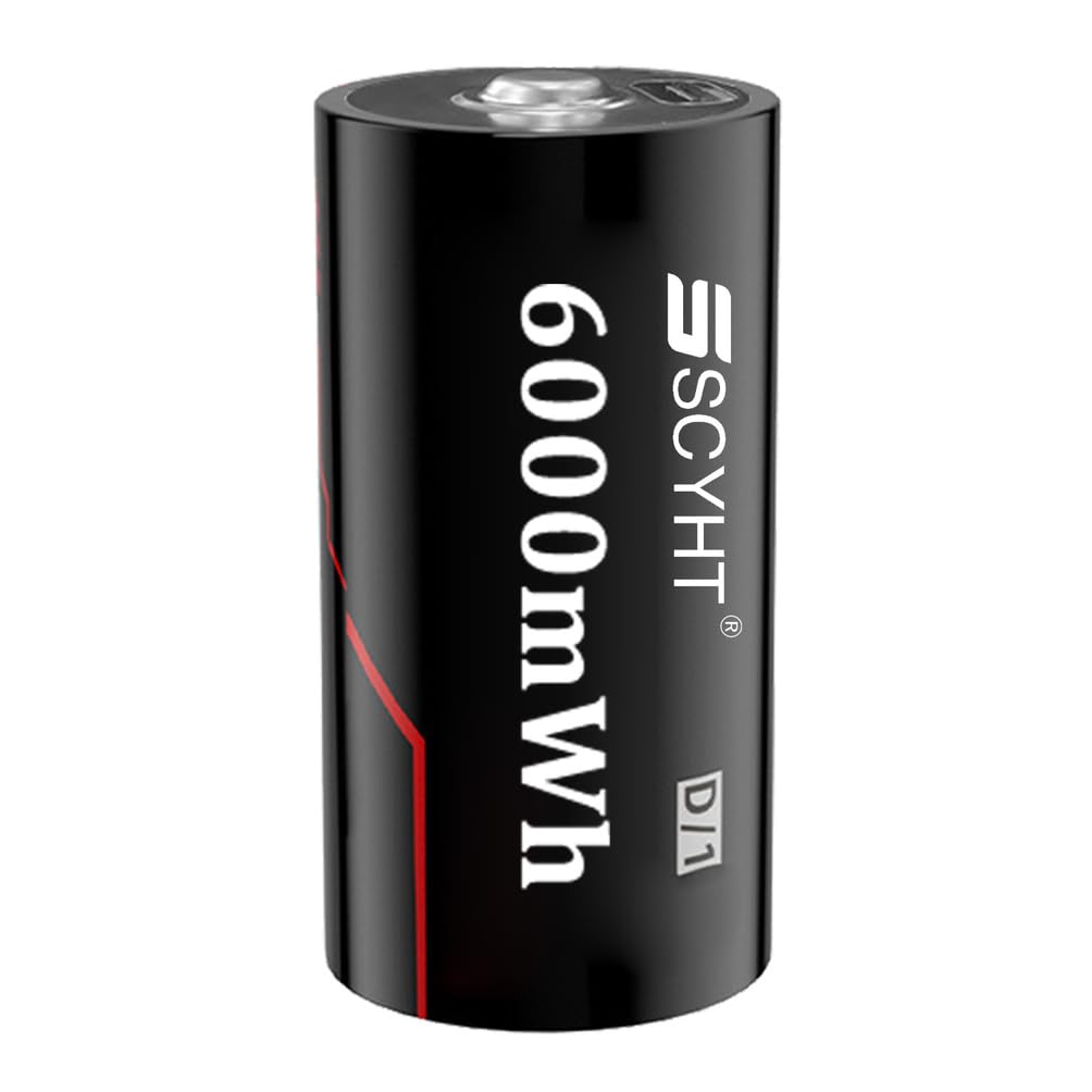 Batteria agli ioni di litio 1,5 V Batteria ricaricabile 6000 mWh Batterie al litio con cavo di tipo C per torce elettriche, dispositivi domestici e ufficio,1.5v6000mwh 4pack