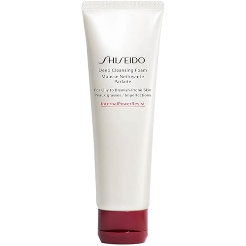 Shiseido Deep Cleansing Foam By for Women - Cleanser, Peony, 4.4 Ounce