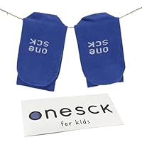 ONESCK Kids Super Soft Cotton Socks for Boys and Girls Vibrant Plain Colours in two sizes 3-6 and 7-12 Years (UK, Age, 3 Years, 6 Years, Regular, ROYAL BLUE)