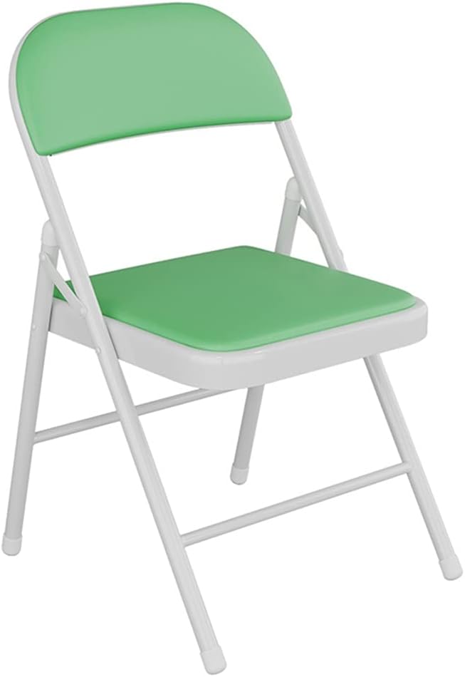 Mobkid Foldable and Easy to Carry Folding Chair Home Portable Backrest Activity Conference Computer Office Chair Lightweight and Convenient, Easy to Carry (Color : Orange, Size : 45 * 46 * 77cm)