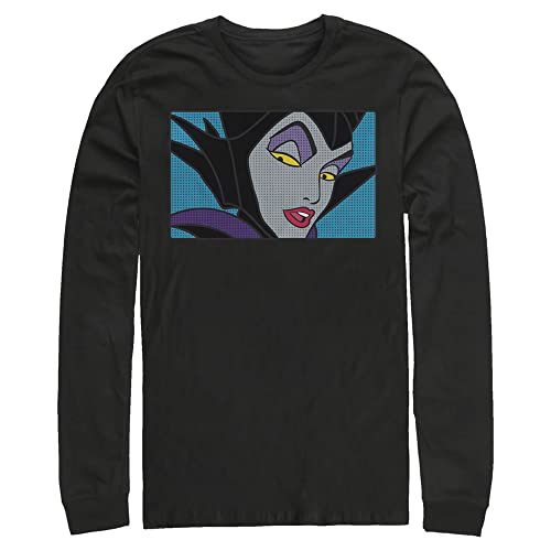 T-Shirt Disney Maléfique Yeux Homme Noir Top Pop Culture