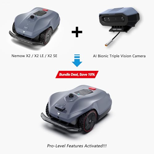 Image of AI Triple Bionic Vision Module for Neomow X2 Series 3D LiDAR Robot Mower, Activates Pro-Level Features Including Auto-Mapping, 500+ Obstacle Detection, Spatial Perception, Terrain Recognition