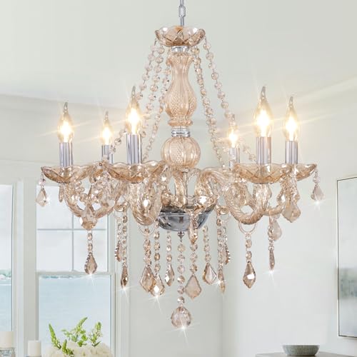 CRYSTOP Crystal Chandeliers for Dining Room...