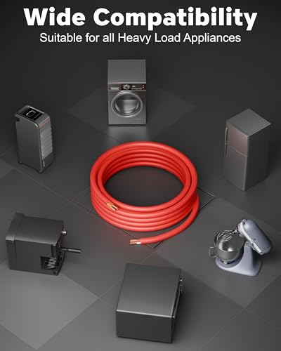 Image of FEDUS 3 Core 1.5 Sqmm Pure Copper Power Cable Cord Flame Retardant Heavy Duty Industrial Grade 16AWG Heavy Load Flexible Heat Resistant Electrical 100% Oxygen-Free Copper Wire for Home Appliances 70 M