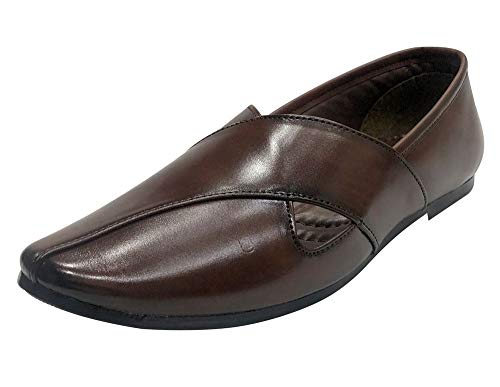 Punjabi Mojaris - Men's Wedding Shoes for Groom, Khussa Traditional Indian Footwear, Ethnic Authentic Peshawari Loafers, Slippers