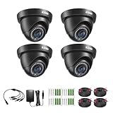 Kit de caméra de vidéosurveillance dôme étanche avec menu OSD pour HD-TVI, AHD, CVI, CVBS/960H Système DVR analogique