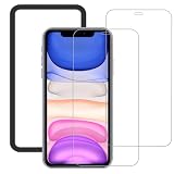 iPhone 11 / Xr 用 ガラスフィルム ガイド枠付き 2枚セット SMPURF