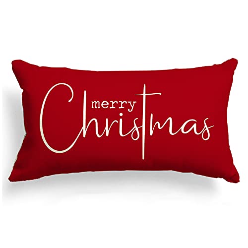Christmas Decorative Pillow Cover 12x20 Inches