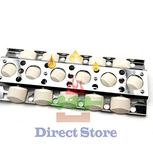 Direct Store Parts Dp112 (4-Pack) Stainless Steel Heat Plate, Heat Shield, Heat Tent, Burner Cover, Vaporizor Bar, And Flavorizer Bar Replacement For Select Turbo Gas Grill (4) #TOP3