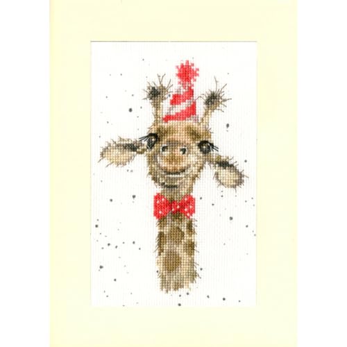 Bothy Threads 'I'M Just Here For The Cake' Counted Cross Stitch Card Kit