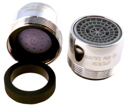 Neoperl Smart Care 1.0 Gpm/Soft Cascade Stream Faucet Aerator Pressure Compensating | Rubber Tip Easy Clean Bottom | Serious Flow Control #TOP1