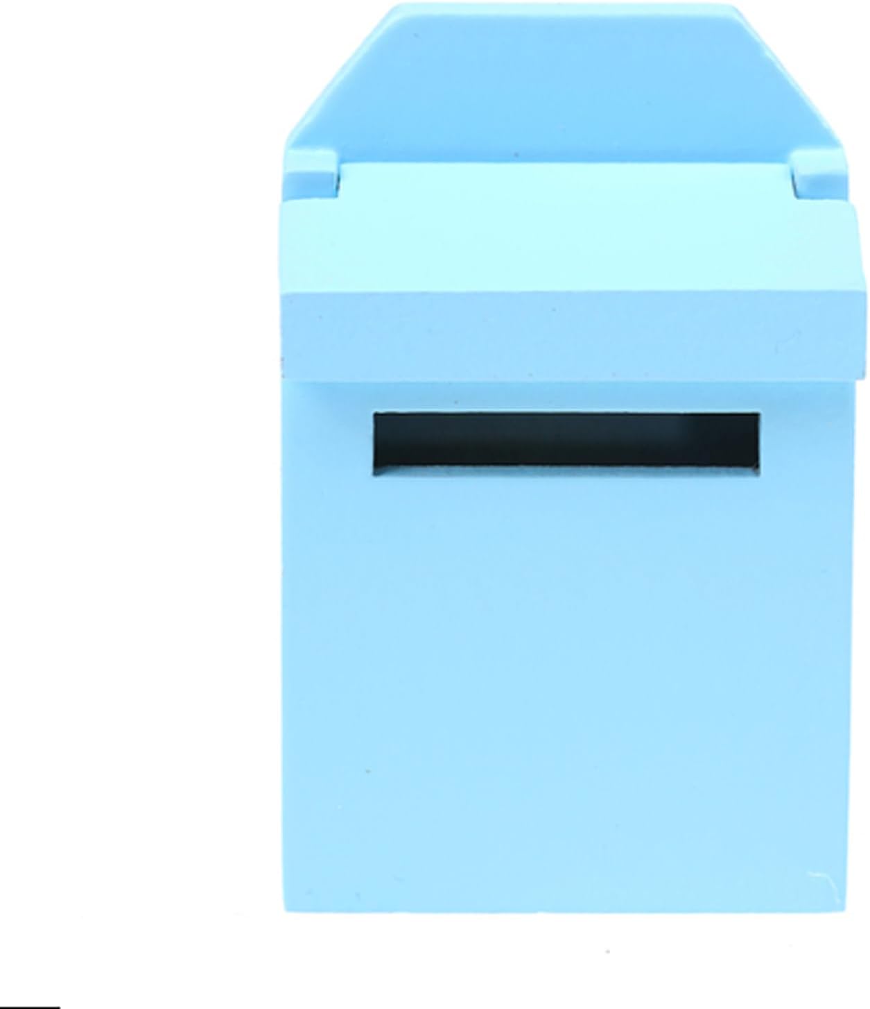 Post Box, Wall Mounted Letterbox, Letter Box letterbox Mini Mailbox Dollhouse Miniature Wood Mailbox Garden Door Accessories Mail Decor Colorful Decorative Mailbox Drop Box mailbox ( Color : Blue )