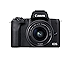 Canon EOS M50 Mark II + EF-M 15-45mm is STM Kit Black (Renewed)