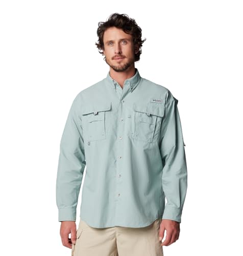 Chemise PFG Bahama II Columbia Homme Bleu Écrasé 4X Haut