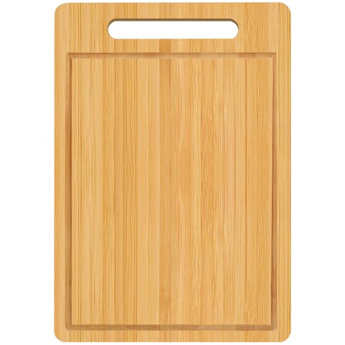 BLOCE Bamboo Cutting Board, Wooden Cutting Boards for Kitchen