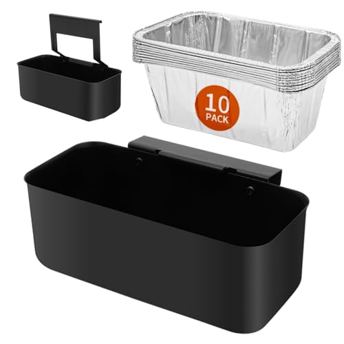 Ziopetru Blackstone Grease Cup & Drip Tray Set - Universal Grease Catcher Compatible with 17/22/28/36