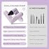 2CHILL 2-Pack Rotating Eyeliner Stamp Pen, Dual-Ended Winged Eyeliner Stamp, Cat Eye Tool, Waterproof & Smudge-Proof, Long-Lasting Make up, Matte Finish, Liquid Eyeliner for Beginners, Black & Brown